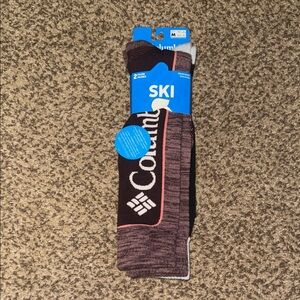 Columbia Men's Ski Socks - Black and Brown